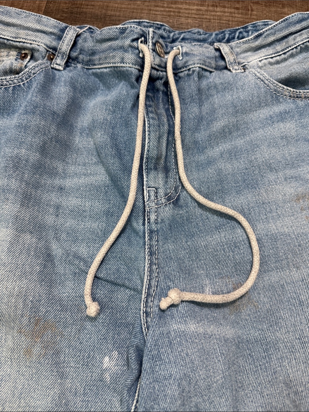MM6 Maison Margiela Indigo 5 Pocket Shoe String Jeans - Picture 5 of 15